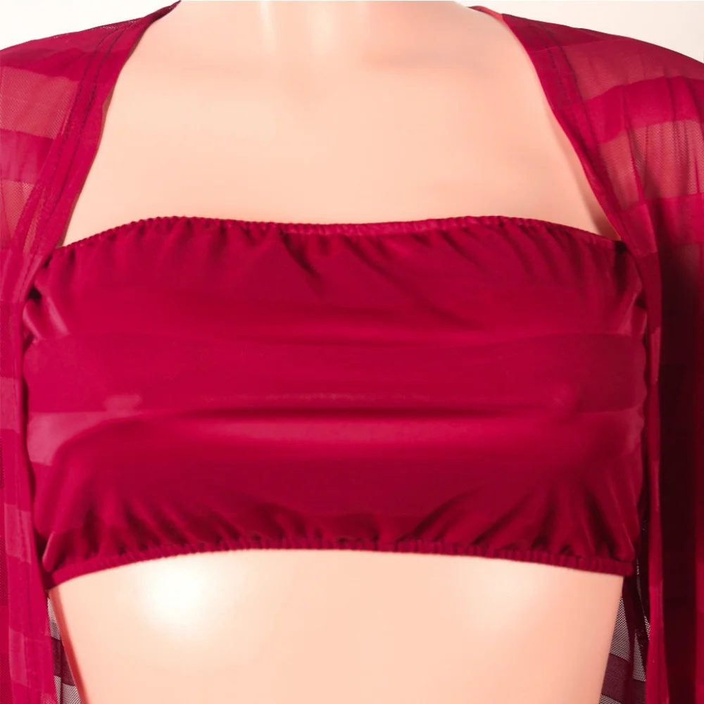 3 pieces set outfit new size S, M avaliable Strech Material. - Picture 4 of 6